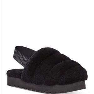 UGG Super Fluff Slingback Size 8